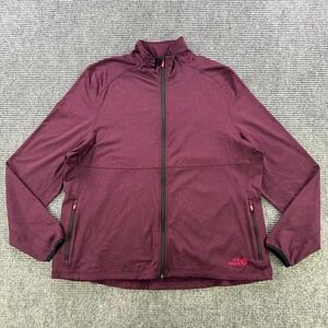Icewear Iceland Burgundy Full Zip Jacket Womens XX-Large Zip Pockets Winterwear